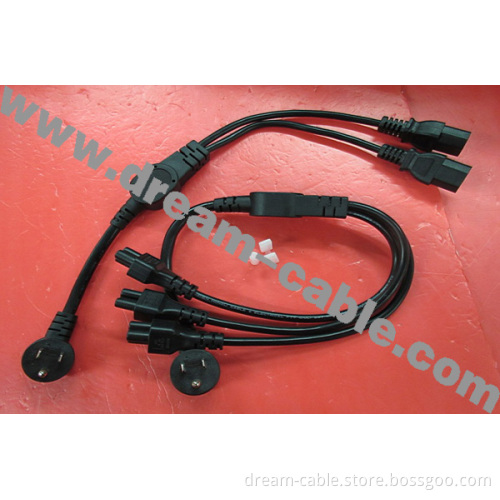 UL Power Cord with Triple Plugs